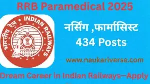 RRB Paramedical Recruitment 2025